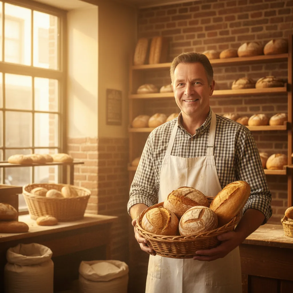 John Treur, eigenaar van De Echte Bakker in Oudewater